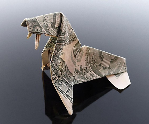 Манигами – уметност со банкноти