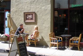 На кафе во Прага