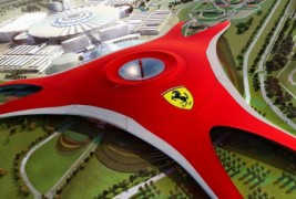 Возбудливиот свет на Ферари во Абу Даби