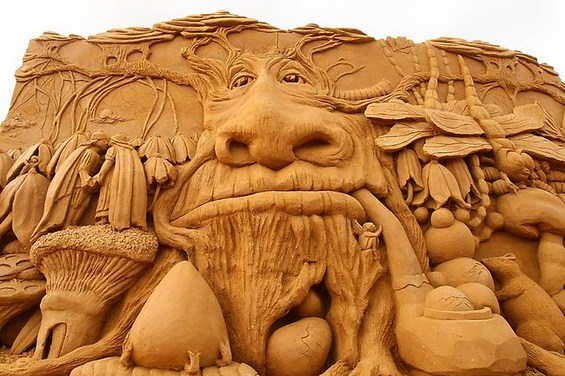 Неверојатни скулптури од песок