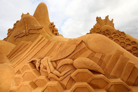 Неверојатни скулптури од песок