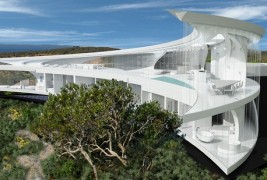 Куќа од соништата во форма на полумесечина