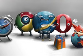 Неверојатни илустрации за „Битката помеѓу веб-прелистувачите“