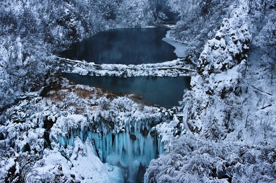 Прекрасниот национален парк Плитвички Езера во Хрватска