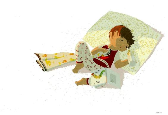 Илустрации од најубавите семејни моменти