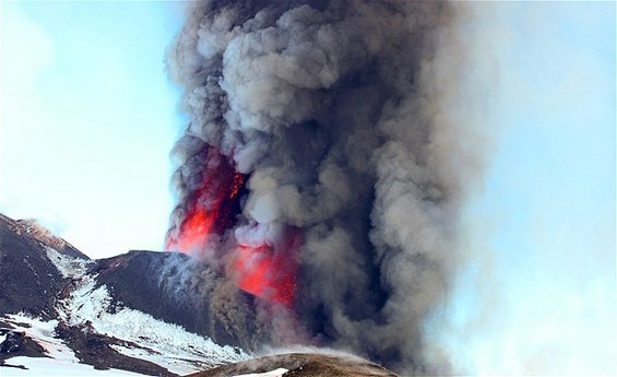 Спектакуларните ерупции на вулканот Етна