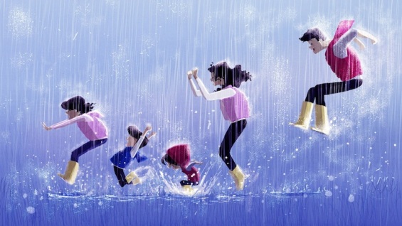 Илустрации од најубавите семејни моменти