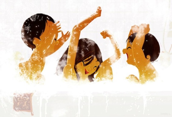 Илустрации од најубавите семејни моменти