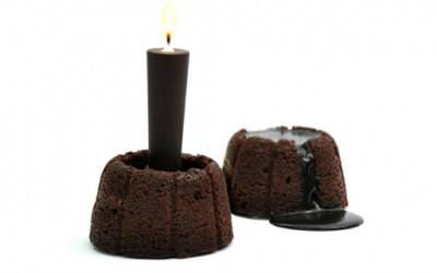 Чоколадна свеќа која можете да ја изедете