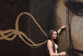 Најголемата слика во светот направена од зрна кафе