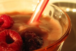 Фантастично смуди со овошје и кафе