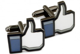 Манжетни со Фејсбук опцијата „лајк“