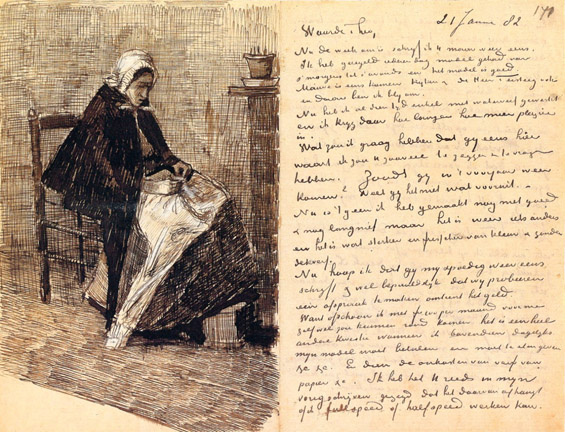 Извадоци од писмата на Винсент ван Гог до неговиот брат Тео