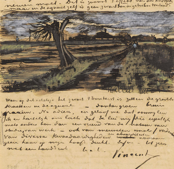Извадоци од писмата на Винсент ван Гог до неговиот брат Тео