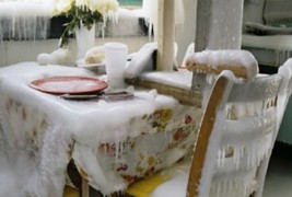 Ледена куќа инспирирана од глобалното затоплување