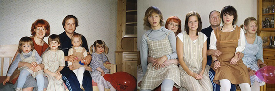Четири сестри обновуваат фотографии од детството