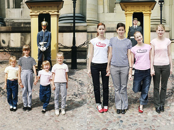 (18) Четири сестри обновуваат фотографии од детството Четири сестри обновуваат фотографии од детството