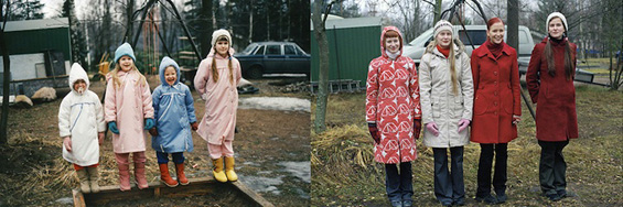 Четири сестри обновуваат фотографии од детството