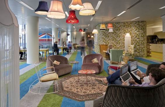 Креативните канцеларии на Гугл во Лондон