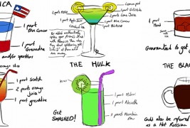 Жестоки коктели инспирирани од ликовите во „Одмаздници“