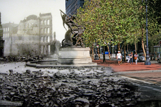 Сан Франциско некогаш и денес претопен во маестрални фотографии