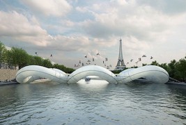 Мост-трамбулина во Париз