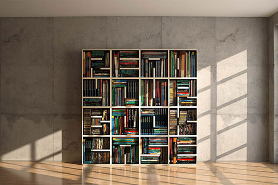 „Откачени“ полици за кул домашни библиотеки