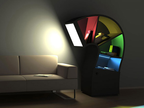 „Откачени“ полици за кул домашни библиотеки