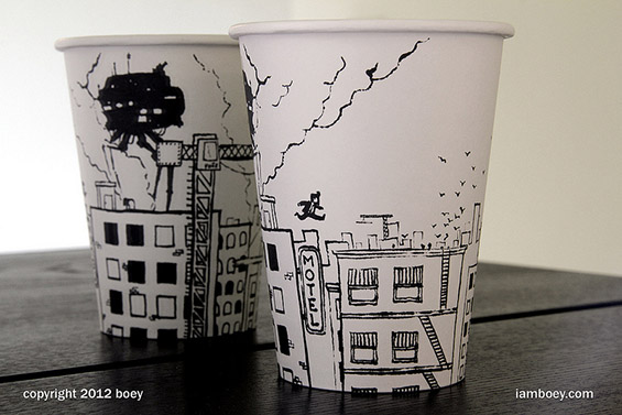 Чаши за кафе кои ја будат креативноста
