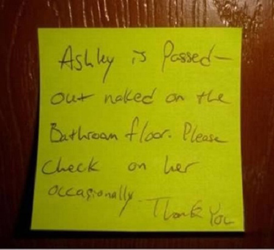 Урнебесно смешни пораки оставени помеѓу цимери
