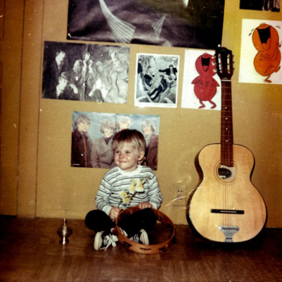 Ретко видени фотографии од семејните албуми на Курт Кобејн