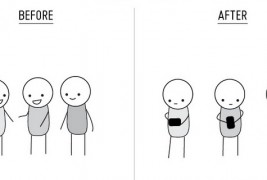 Животот пред и после појавата на мобилните телефони