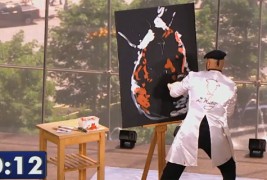 Уметник се обидува да нацрта слика за 90 секунди