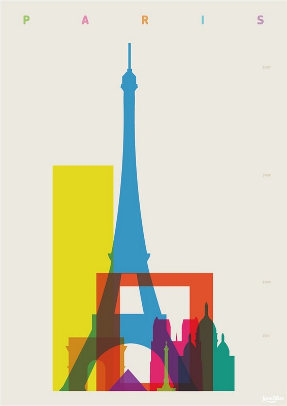 Интересни постери со обележјата на светските метрополи