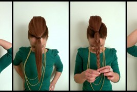 Направете си гламурозна фризура за неколку минути