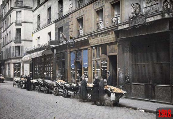 Париз пред 100 години и сега