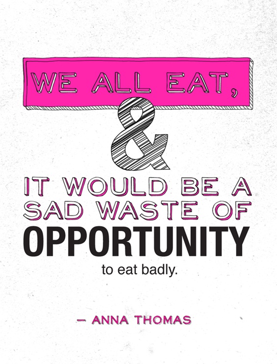 Креативни цитати за храната
