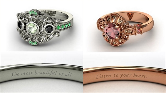 Модерни прстени инспирирани од принцезите на Дизни