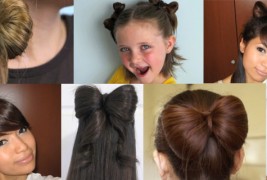 Разни стилови на машна-фризура за долга и за кратка коса