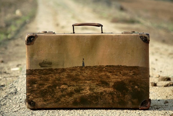 Стари куфери како платна за сликање носталгични спомени