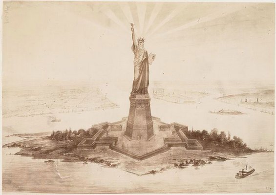 Ретки фотографии од изградбата на Статуата на Слободата во Париз