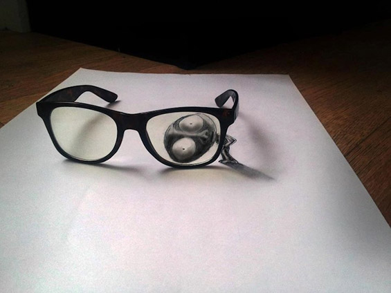 Црно-бели 3Д цртежи кои ја поместуваат границата на реалноста