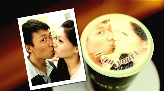 Во Тајван можете да пиете кафе со слика од вашиот лик