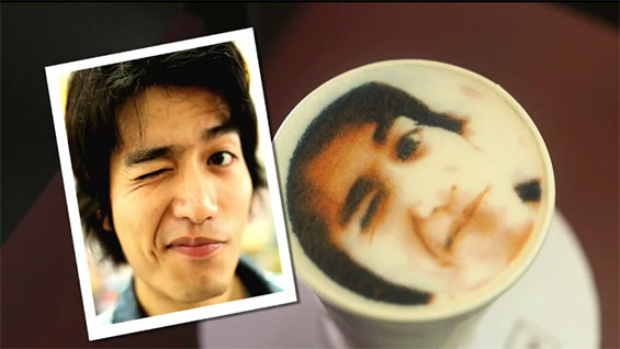 Во Тајван можете да пиете кафе со слика од вашиот лик