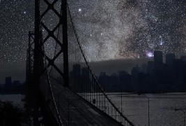 Како ќе изгледа ѕвезденото небо доколку нема градска светлина?