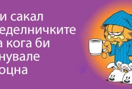 Чувството кое сите го имаме секој понеделник