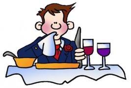 Како да дадете одредени сигнали со приборот за јадење кога јадете во ресторан?