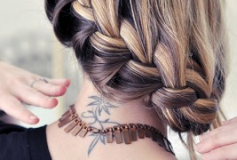 Направете прекрасна странична француска плетенка