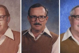 Наставик ја носи истата облека за на табло 40 години