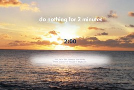 Опуштете се две минути и не правете апсолутно ништо